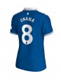 Everton Amadou Onana #8 Heimtrikot für Frauen 2023-24 Kurzarm